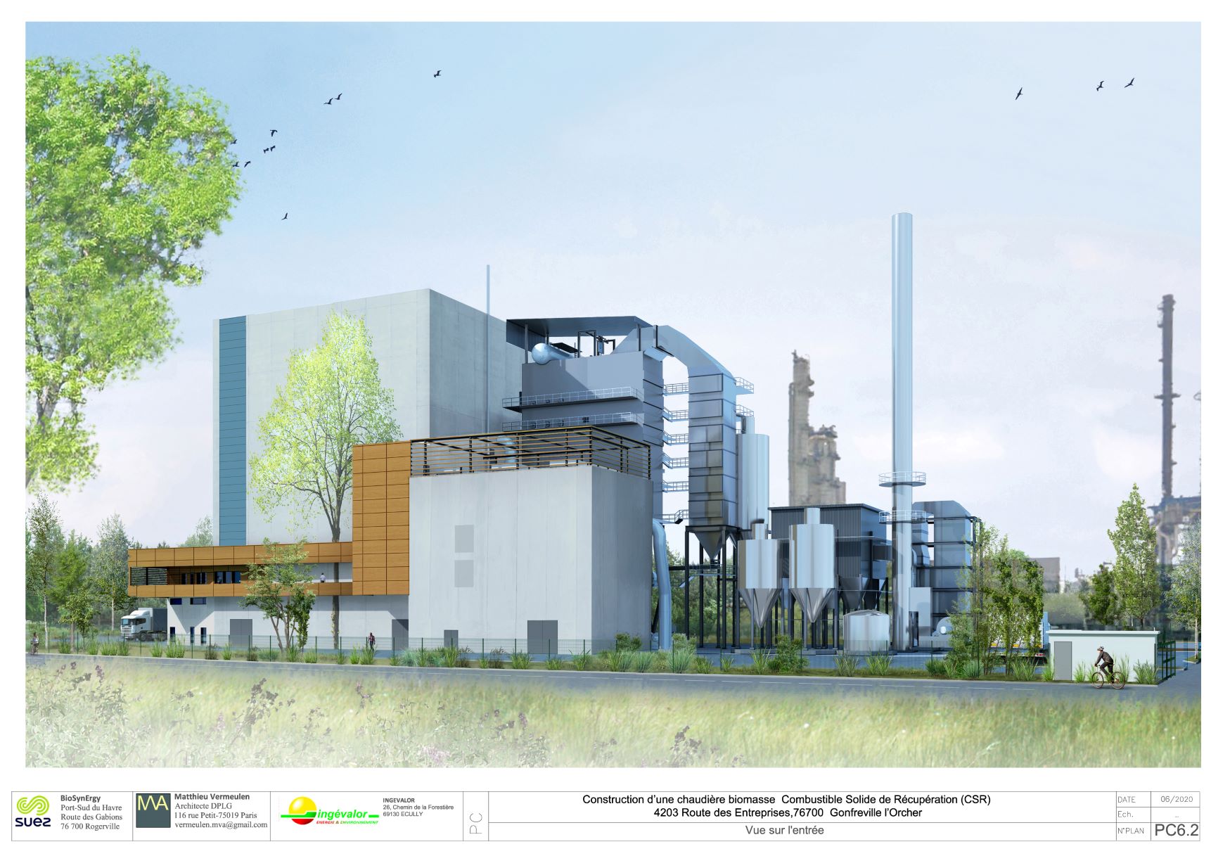 Le Groupe Suez Choisit Leroux & Lotz Technologies Pour Fournir La Chaudière De La Future Centrale Biomasse, BioSynErgy 76, Au Havre